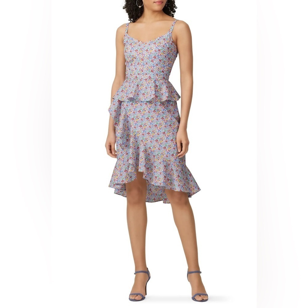 J. Crew Liberty London Ruffle Floral Dress 0